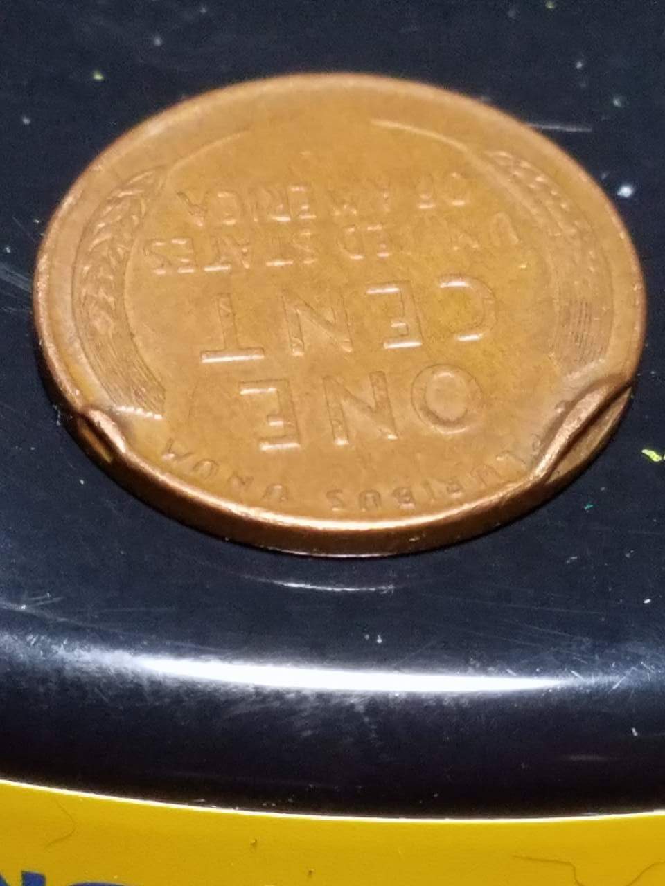 1951-D-Wheat-Penny,-Good-Condition.--Clamp-Mark?-Doubtful-PMD.?!.?